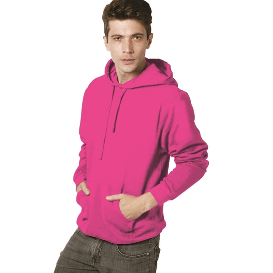 M&O SUDADERA UNISEX FELPA SIN CIERRE CON CAPUCHA 3320 - Imagen 10