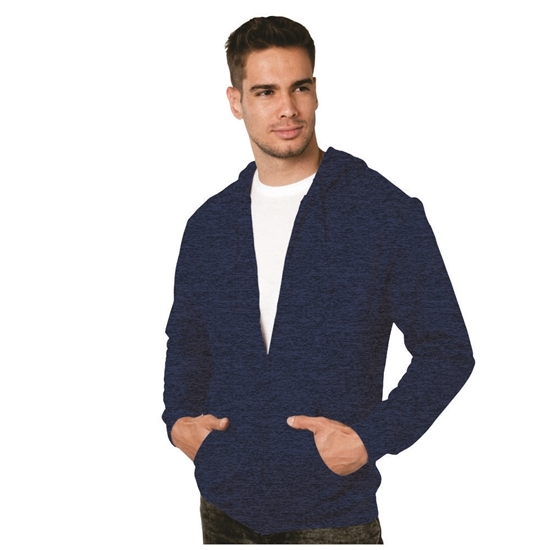 M&O SUDADERA UNISEX FELPA CON CIERRE Y CAPUCHA 3331 - Imagen 3