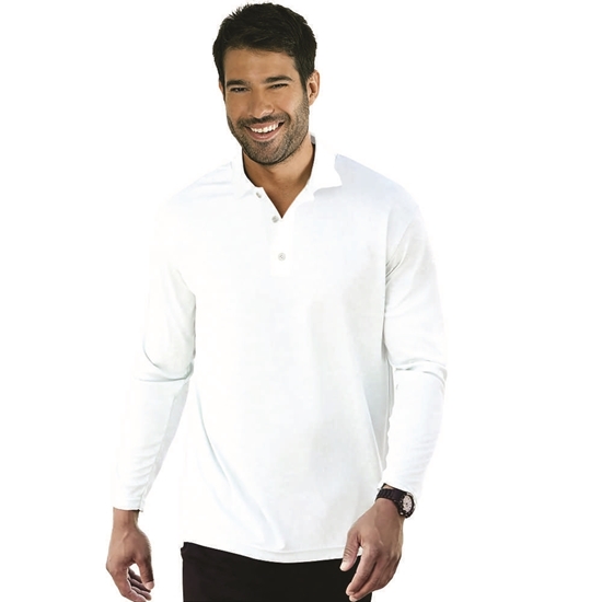 ULTRA DRY POLO MANGA LARGA 100% POLIESTER - Imagen 4
