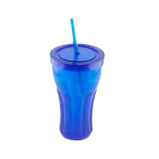Vaso Zoda Con Tapa Y Popote