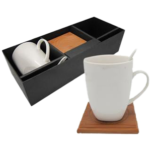Set Bambu 8oz. Con 2 Tazas