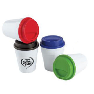 Vaso Late Con Tapa De Colores